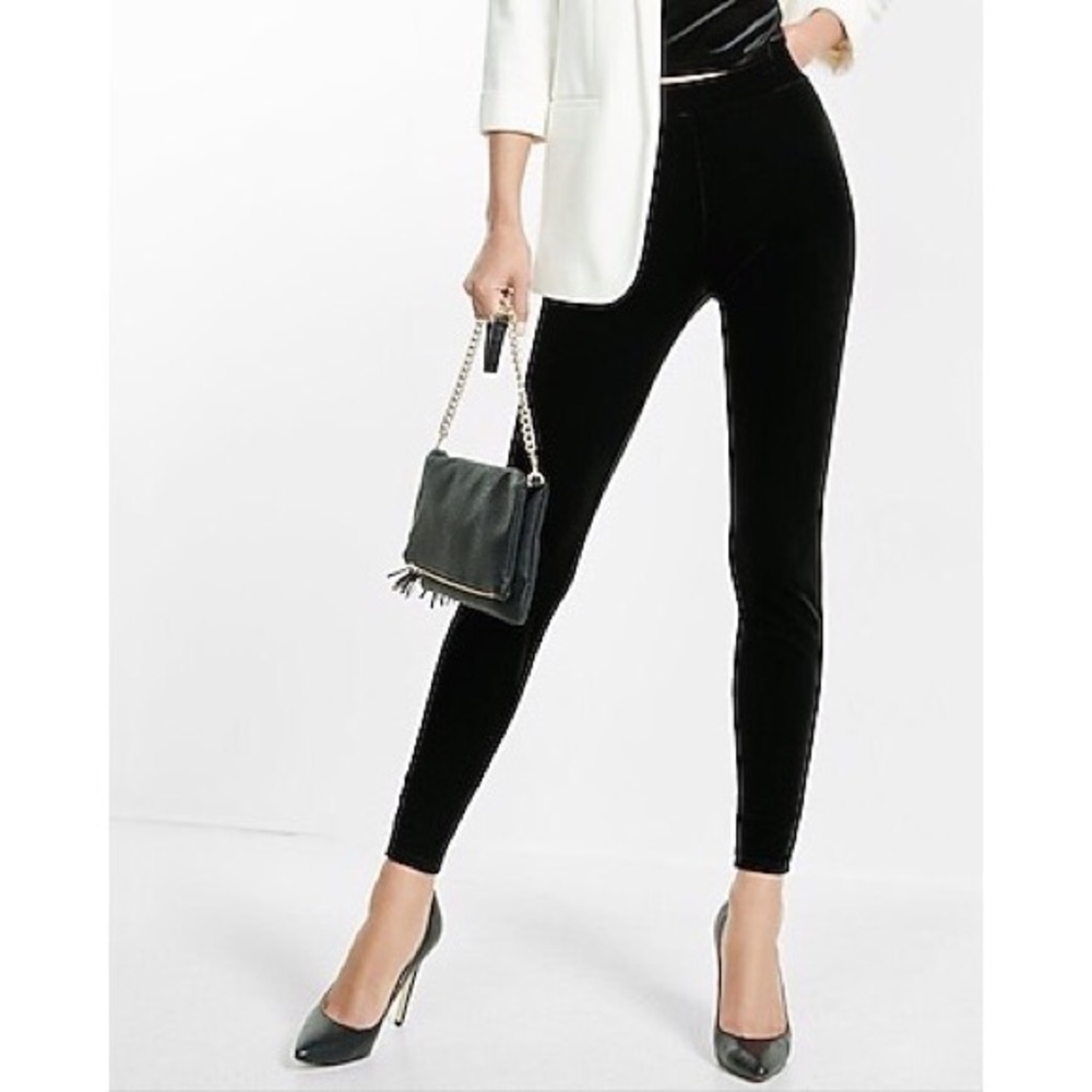 EXPRESS Velvet Leggings